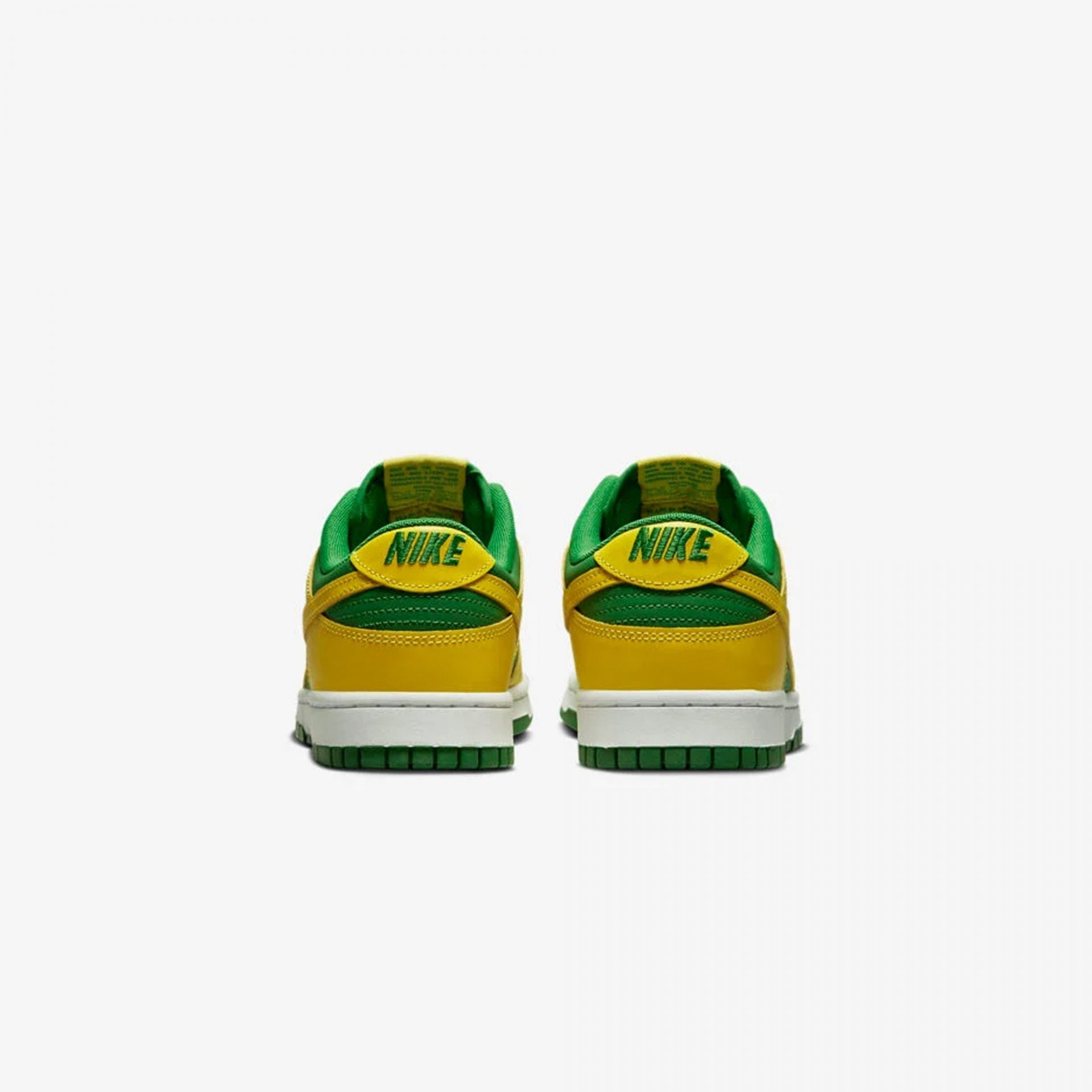 Nike | DUNK LOW RETRO { APPLE GREEN/YELLOW STRIKE-WHITE - view 2