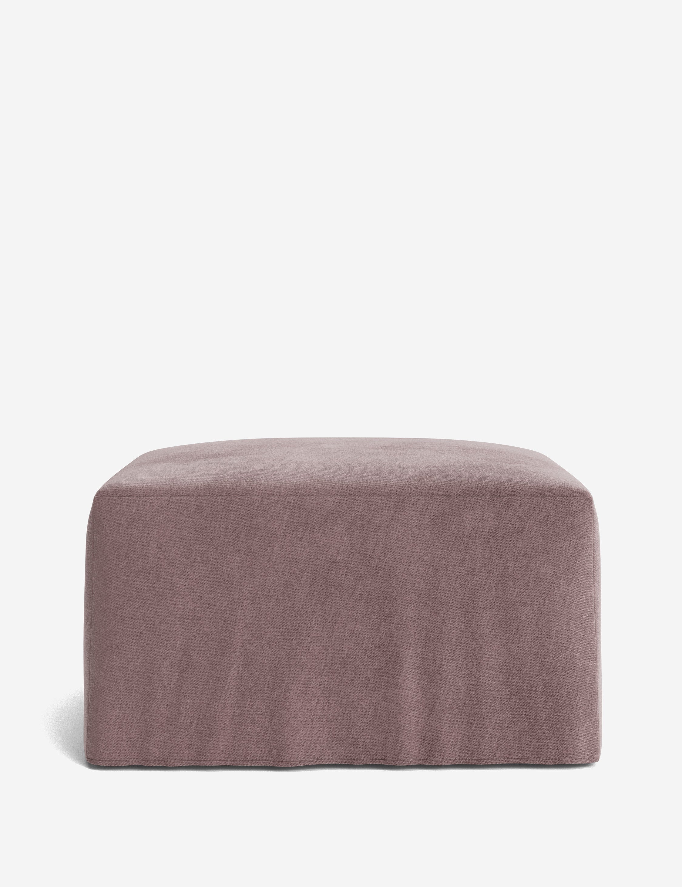 Lulu and Georgia Portola Slipcover Ottoman - view 23