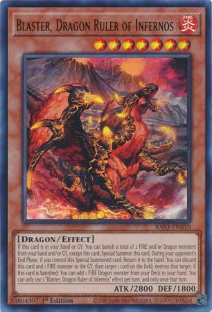 Blaster dragon ruler – Yu-Gi-Oh! Blaster, Dragon Ruler of Infernos - RA03-EN010 - Ultra Rare - 1st Edition