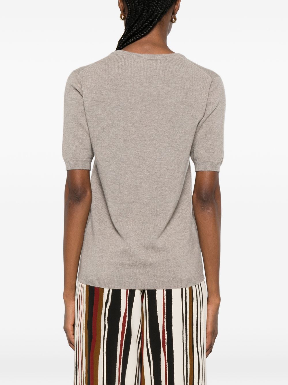 Soft Goat Cashmere crewneck sweater – Cashmere 100% - view 4