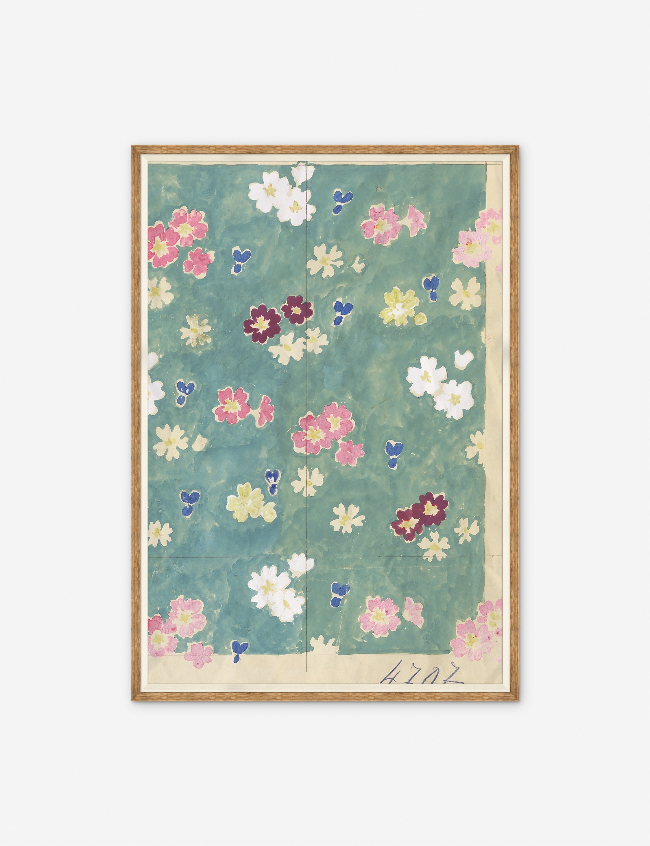 Lulu and Georgia Flower Field Diptych Print by Paule Marrot - view 2