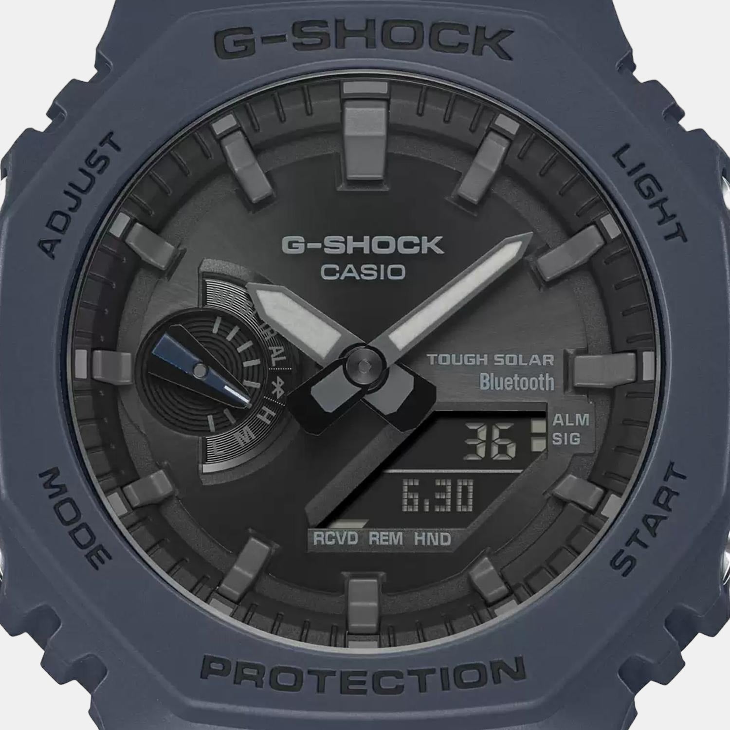 Casio G-Shock Men Quartz Black Dial Analog-Digital Resin Watch G1243 - view 5