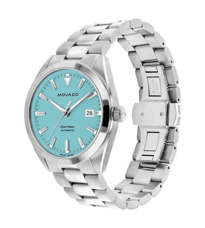 Movado Heritage Series Blue Super-Luminnova Dial Men 40MM - view 2