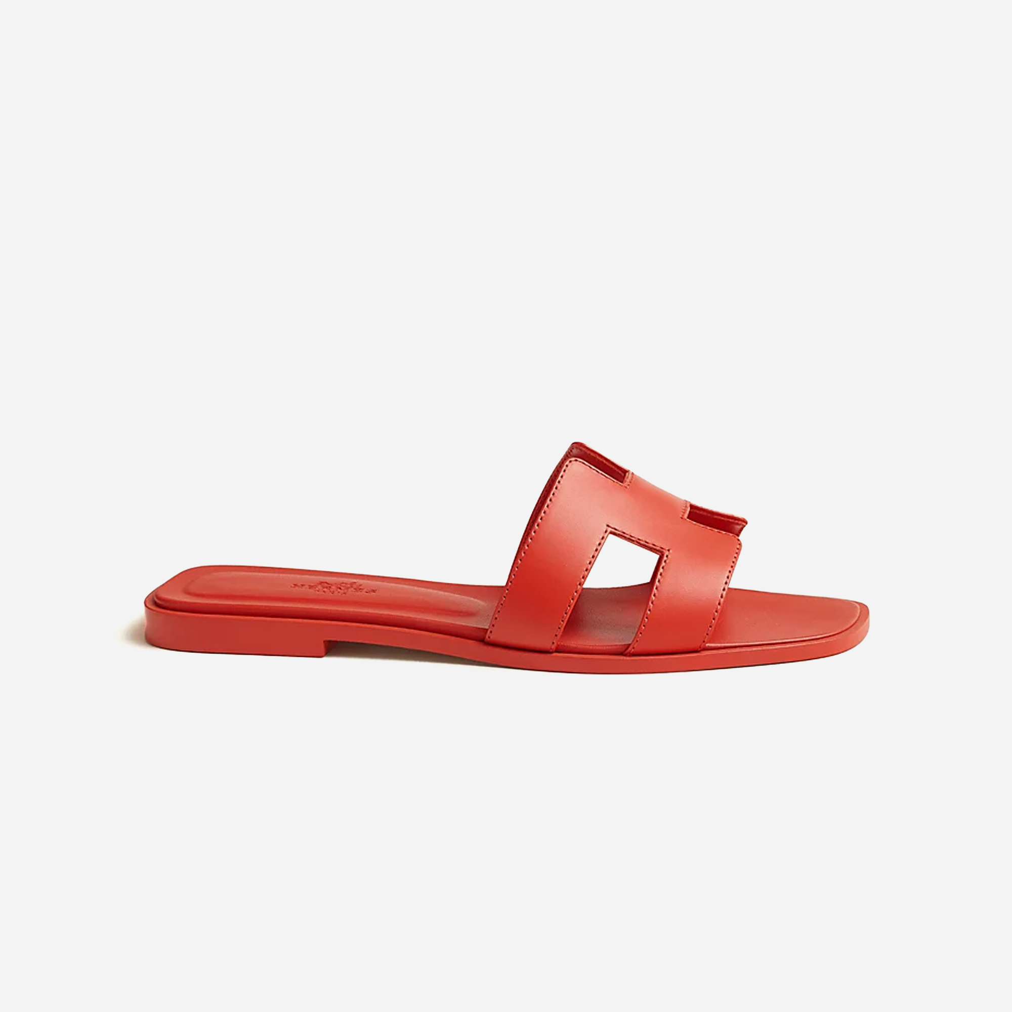 Hermes Oran sandal Orange Capucine