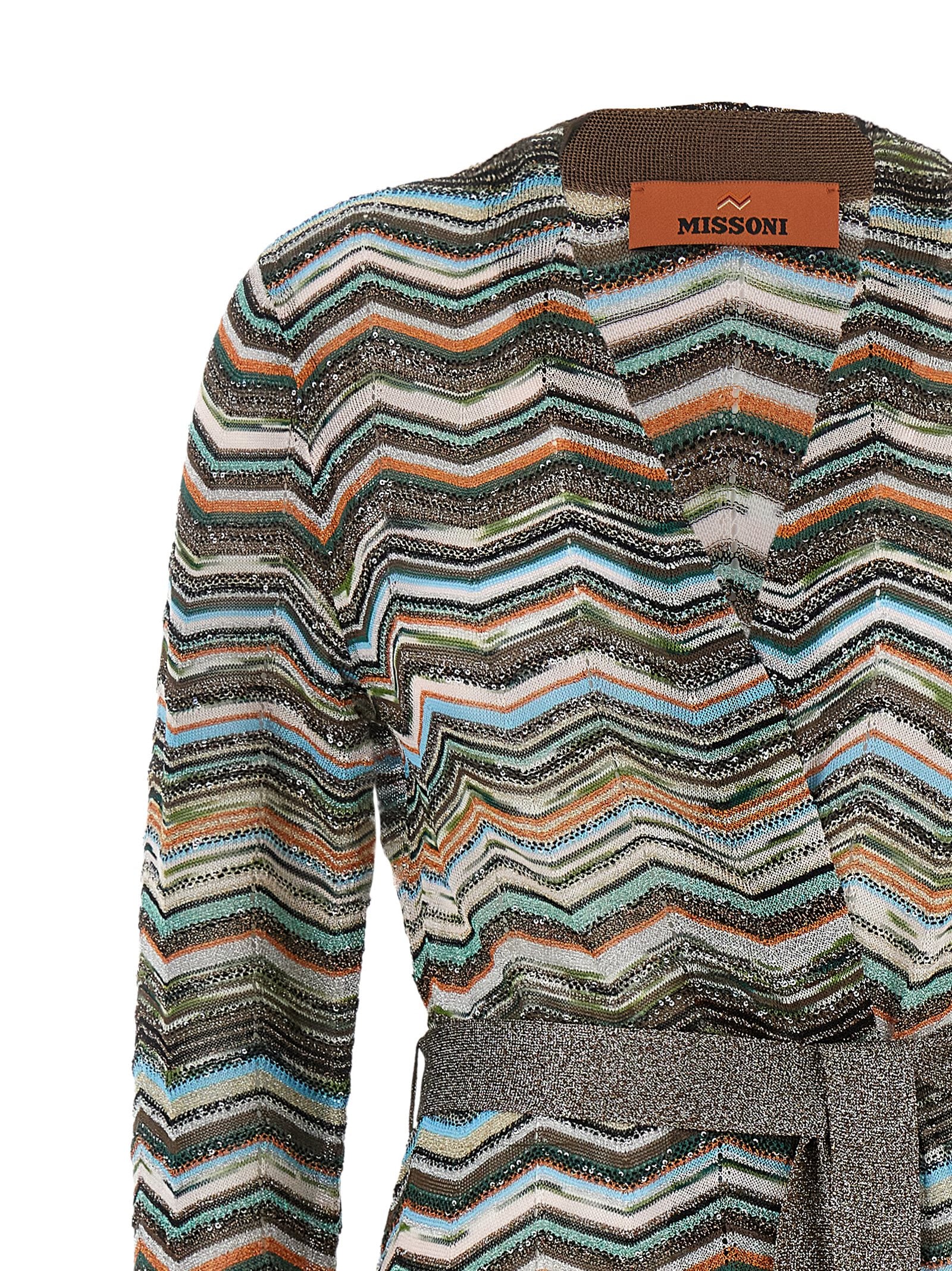 Missoni Chevron Lamé Cardigan - view 3