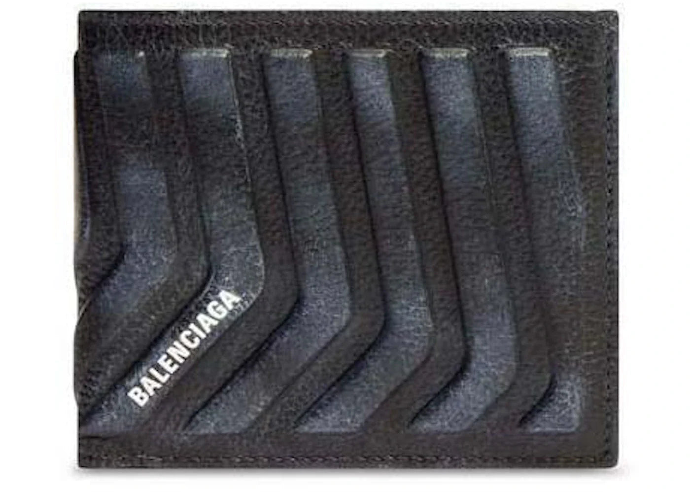 Balenciaga Square Folded Wallet Black - view 2