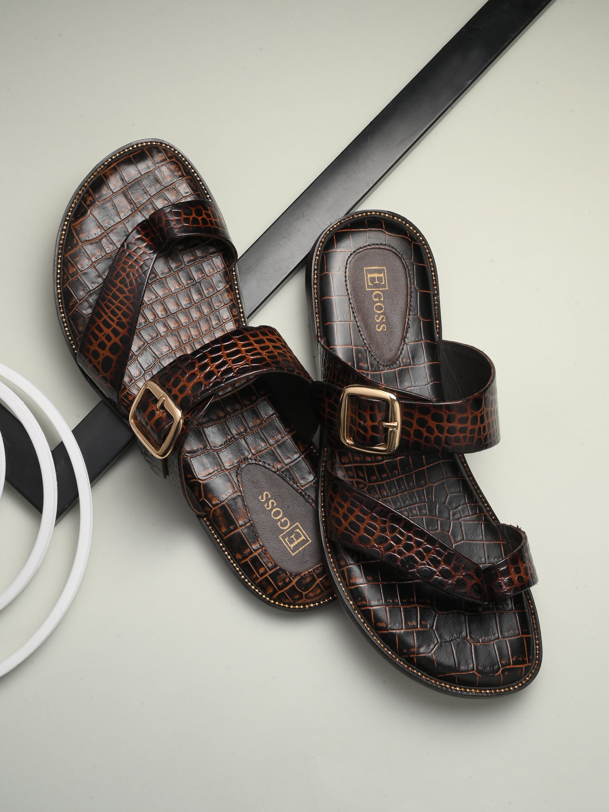 Egoss Shoes Egoss Ethnic Slippers For Men - view 2