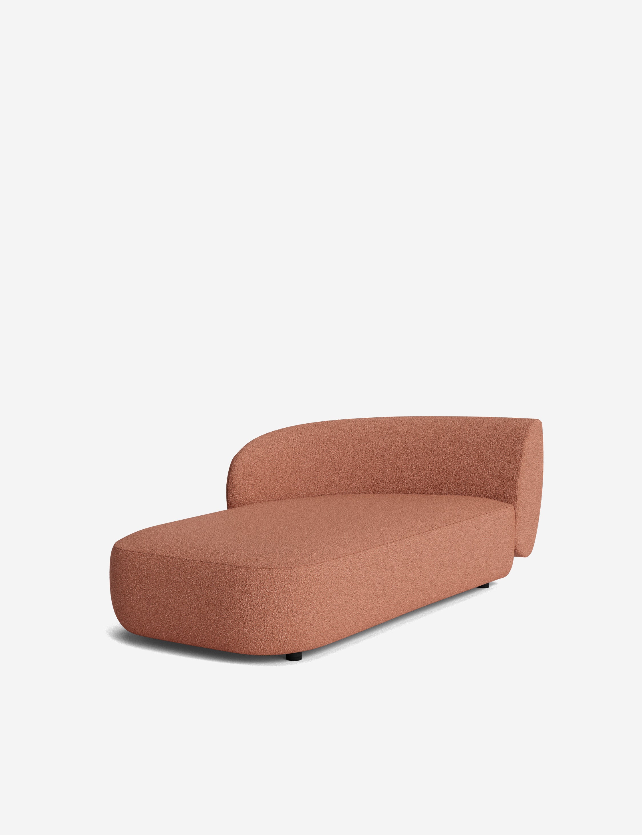 Lulu and Georgia Claret Modular Left Chaise - view 64