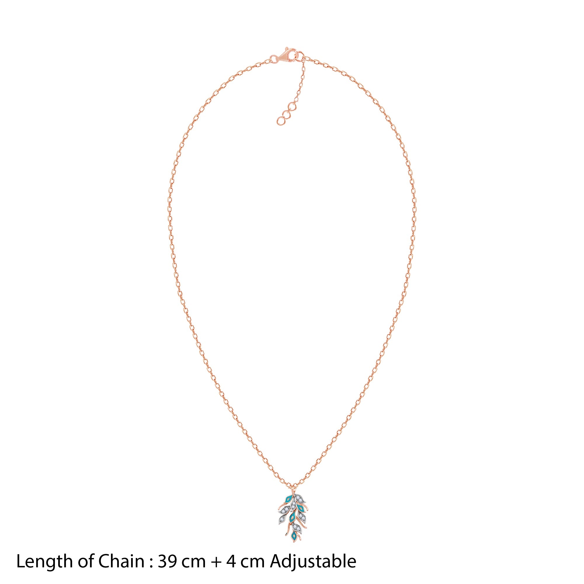 GIVA Jewellery Gold Niraja Diamond Pendant - view 5