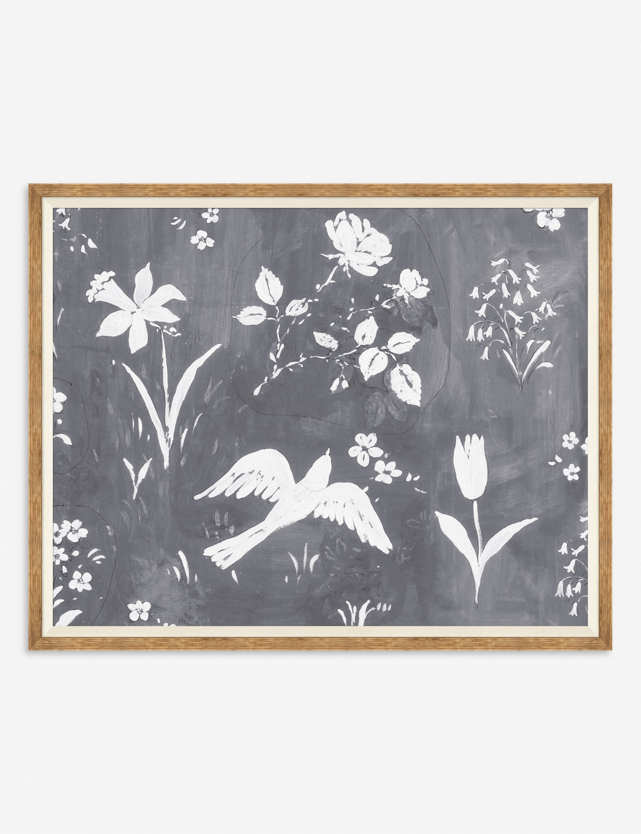 Lulu and Georgia Flower Garden Print by Paule Marrot - view 2