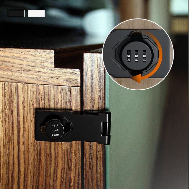 Catterton 3-Digit Keyless Sliding Door Cabinet Lock - view 2