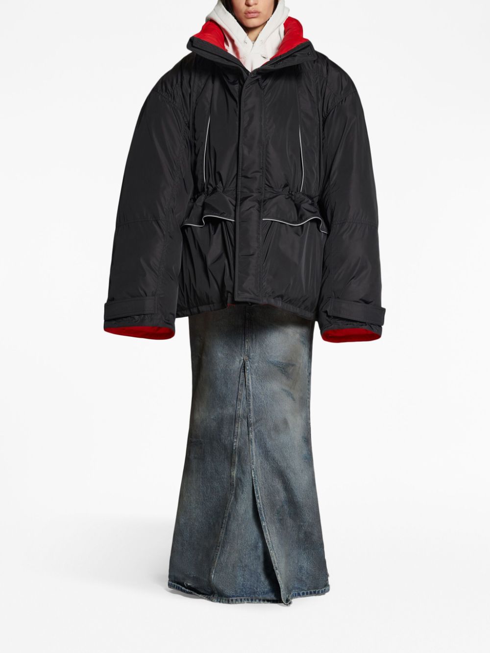 Balenciaga oversized padded parka – Polyamide 100% - view 3