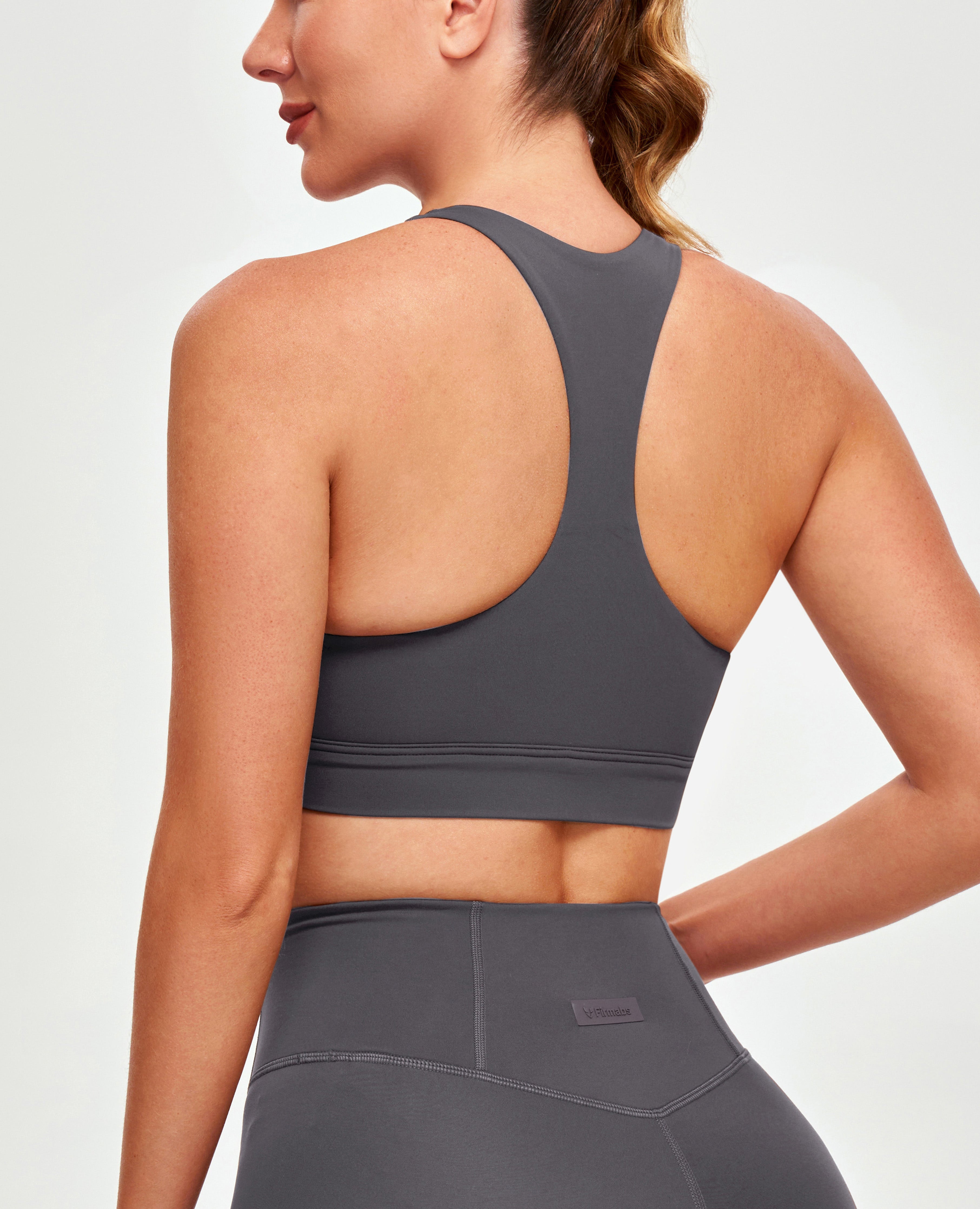 FIRM ABS Energy Sports Bra - Gray - view 2