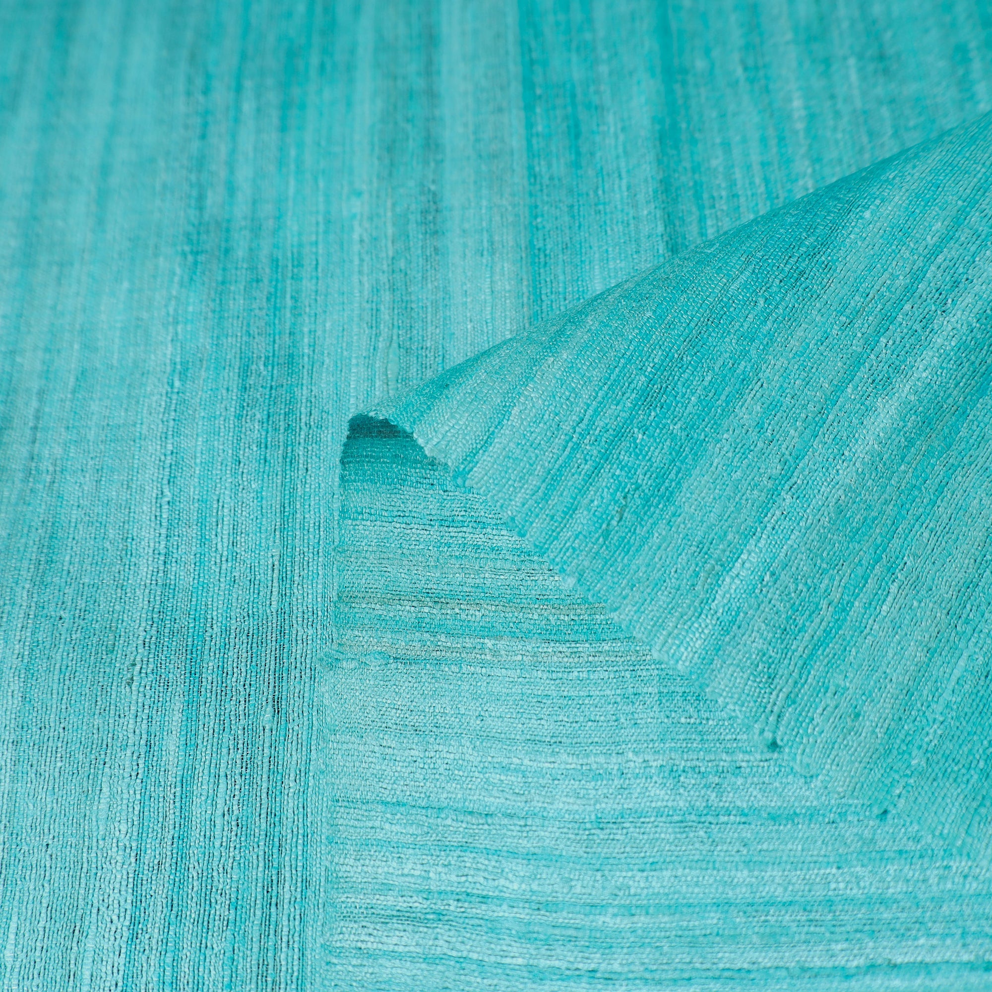 ITOKRI CRAFTS INITIATIVE Blue - Bhagalpuri Handwoven Pure Desi Tussar Silk Fabric 16 - view 2