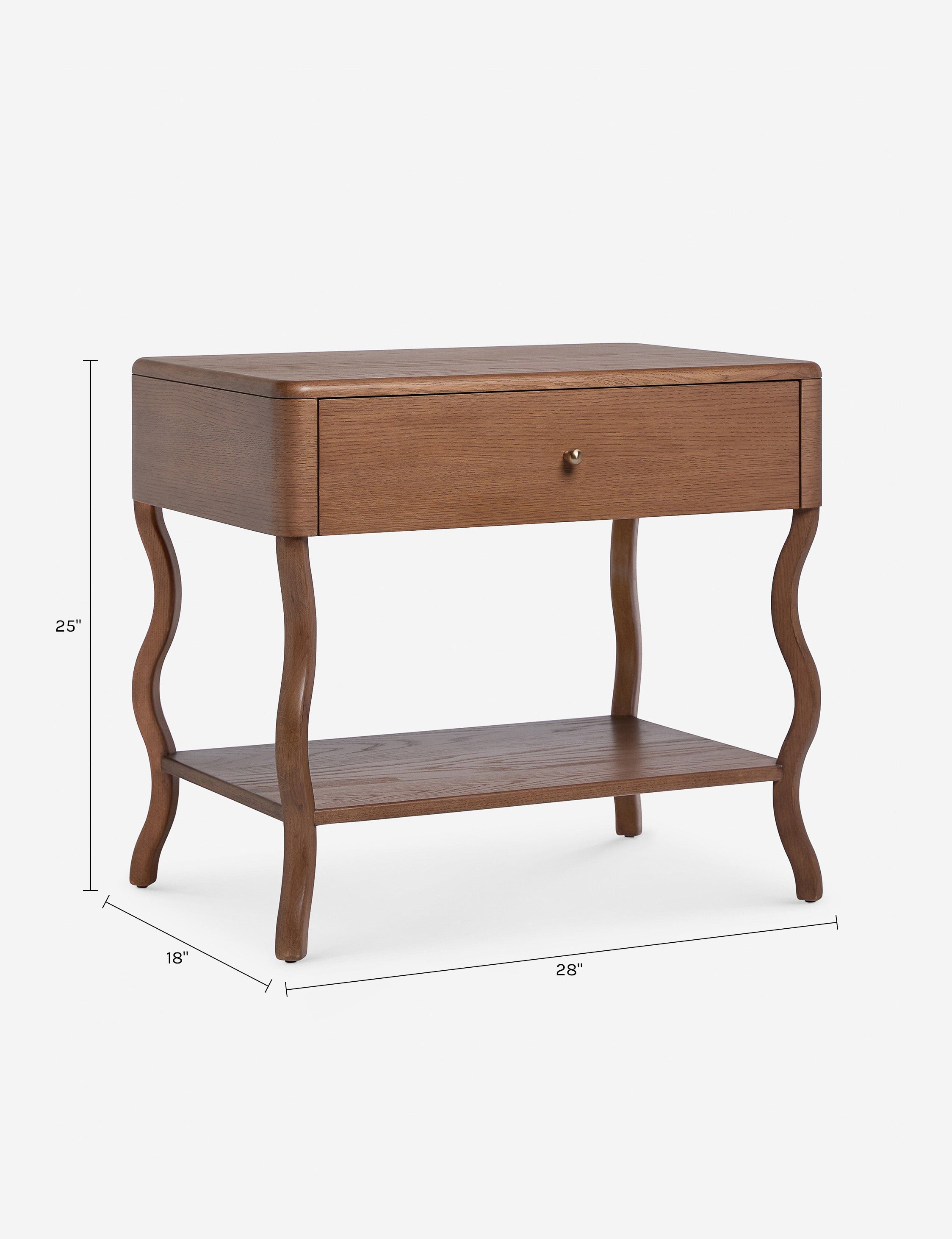 Lulu and Georgia Lasya Nightstand – Cool Brown - view 9