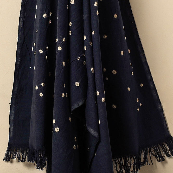 KACHCHH JI CHHAAP Black - Bandhani Tie-Dye Handloom Cotton Towel - view 3