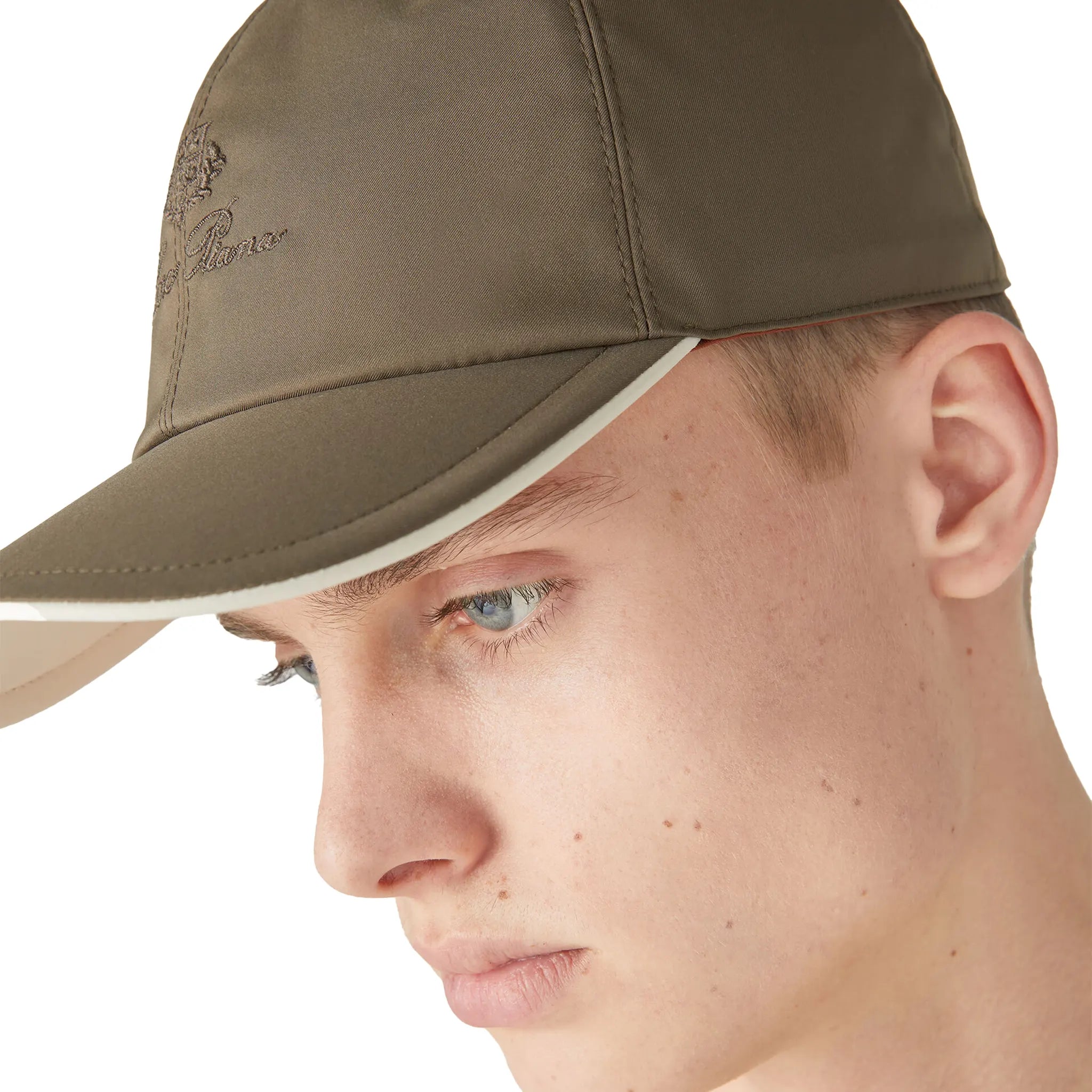 Loro Piana Microfibre Storm System Taiga Ivory Baseball Cap - view 2