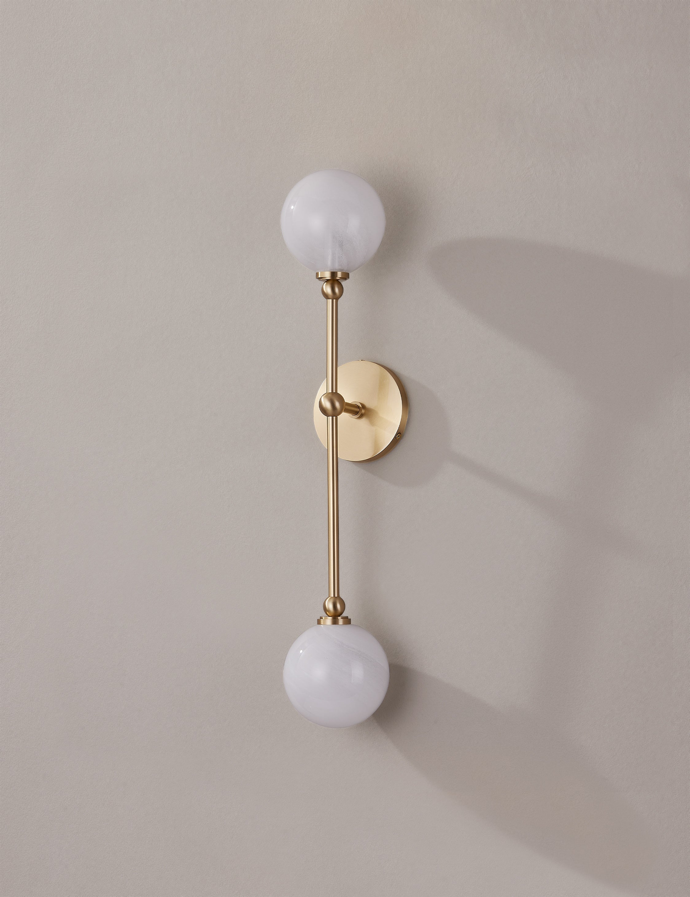 Lulu and Georgia Helia Sconce – Aged Brass
