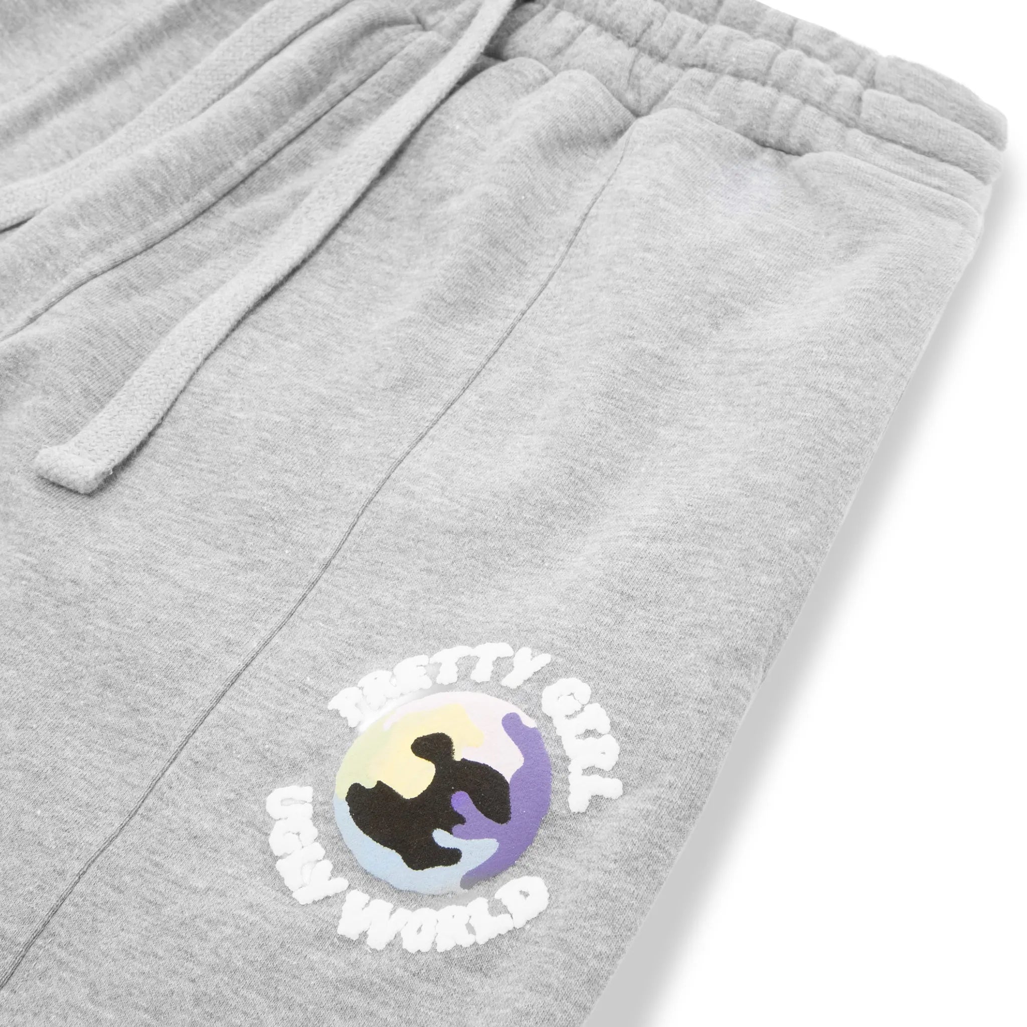 Pretty Boy Ugly World Pretty Girl Ugly World Pleated Grey Sweatpants (W) - view 2