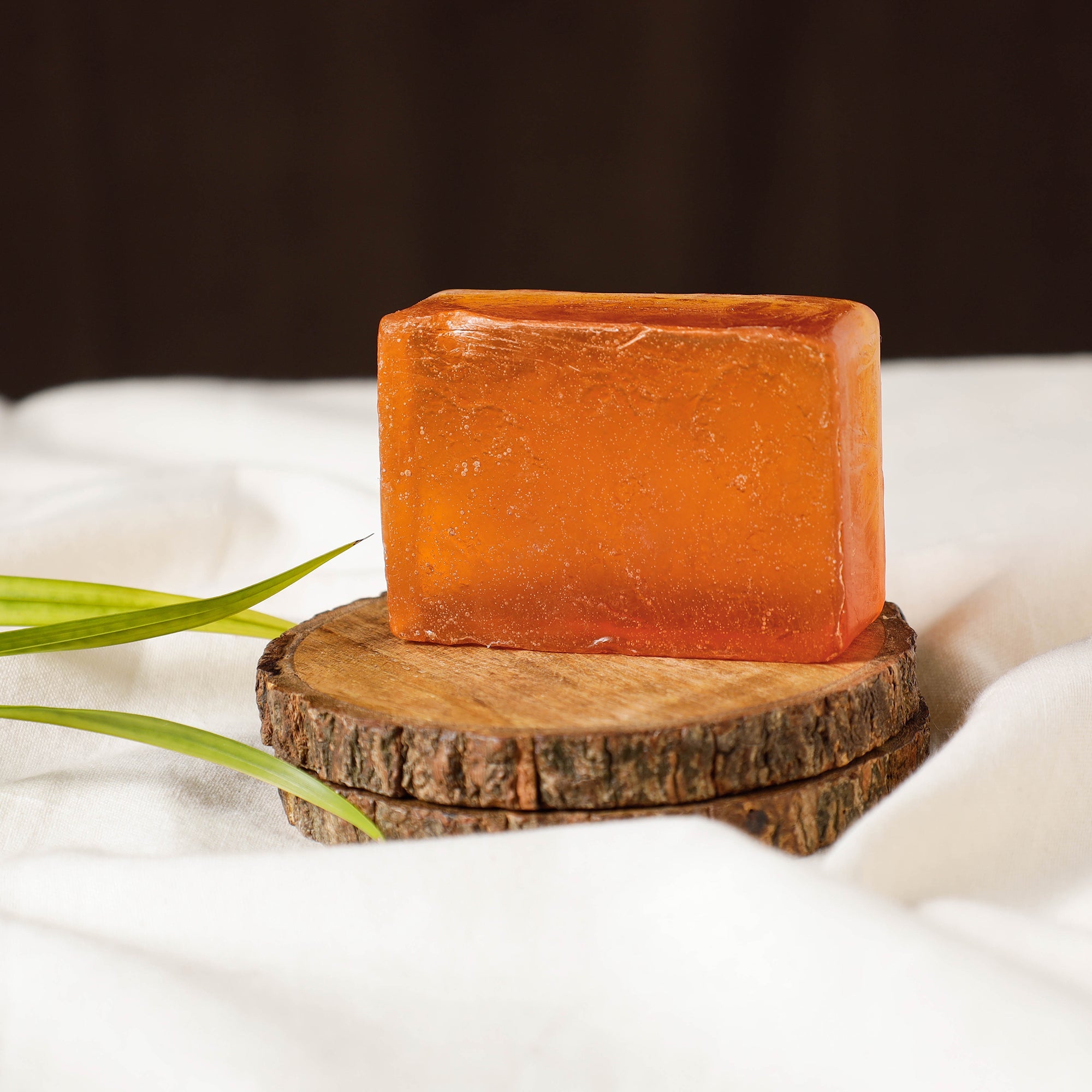ITOKRI CRAFTS INITIATIVE Bihra Handmade Natural Kesar Chandan Soap (100gm)