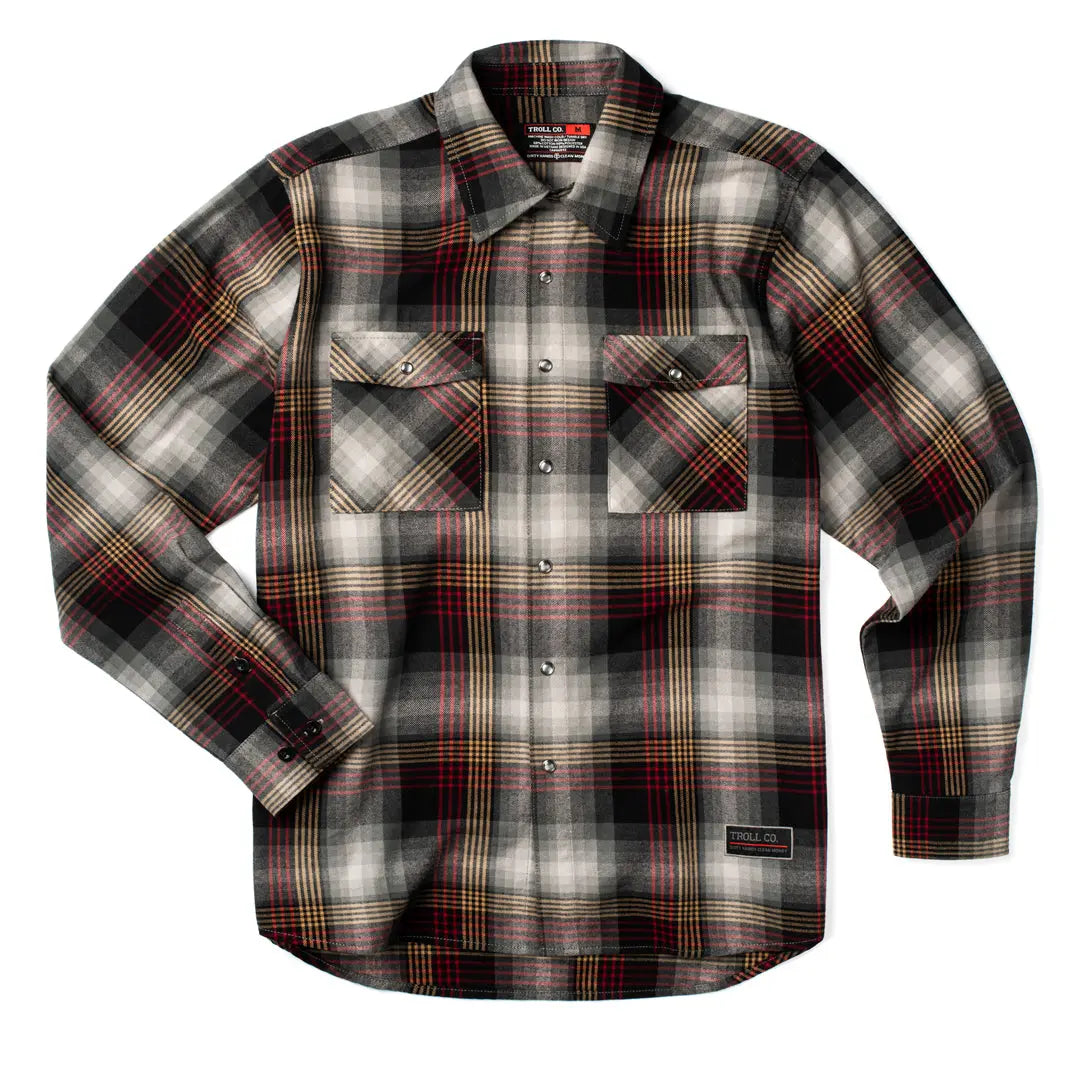 Radial True Grit Flannel – Black - view 3