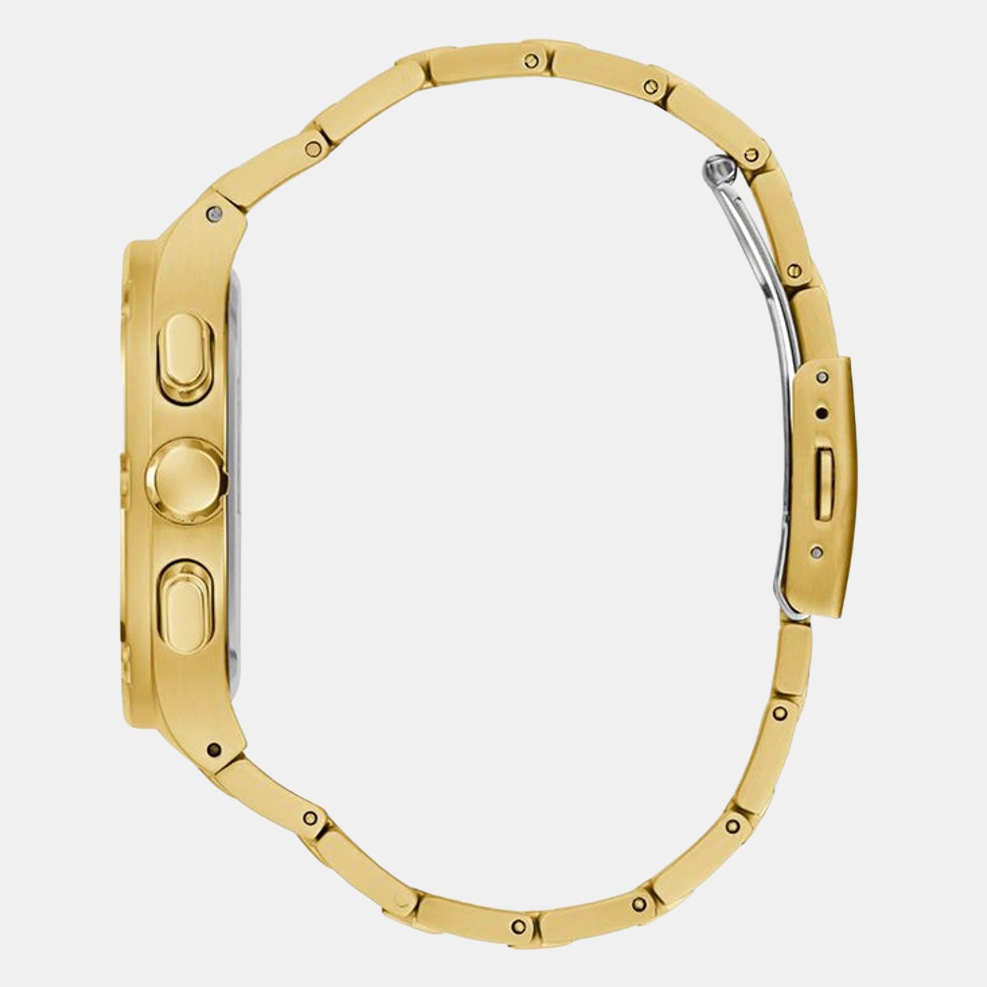 Guess Headline Men Quartz Gold Dial Chronograph Stainless Steel Watch GW0572G2 - view 3