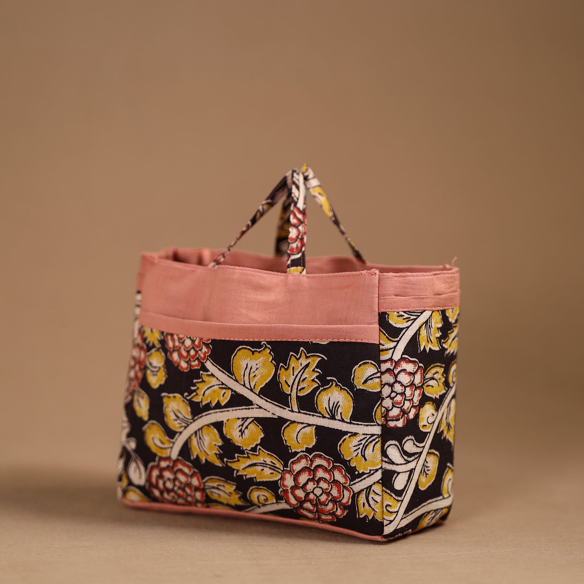 NOORI BAZAR Black - Handmade Cotton Multipurpose Cosmetic/Toiletry Bag 12 - view 2