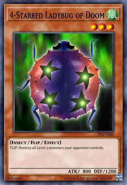 Yu-Gi-Oh! 4-Starred Ladybug of Doom - YSYR-EN010 - Common - Unlimited