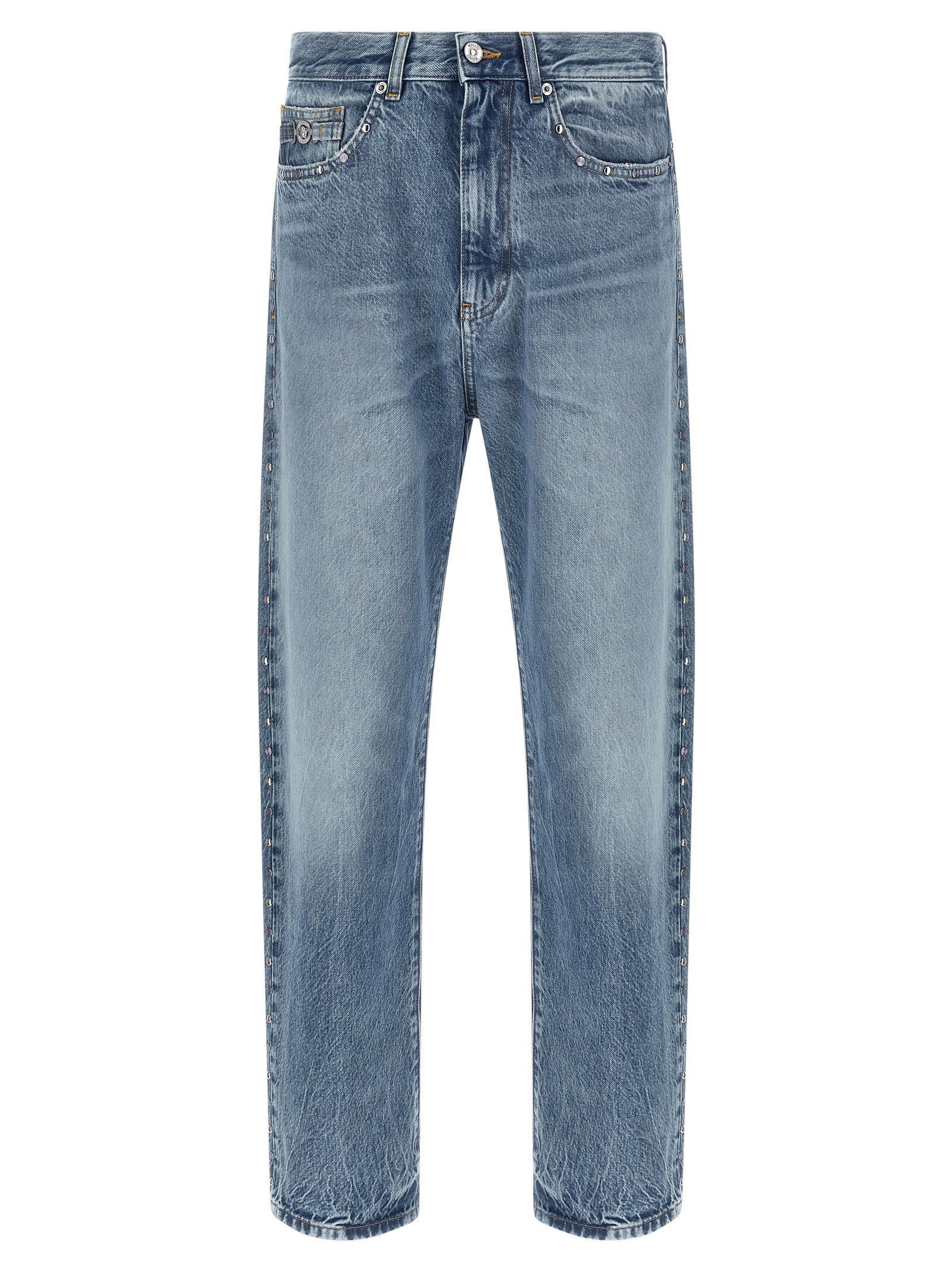 Versace Studded Jeans – 100% cotton