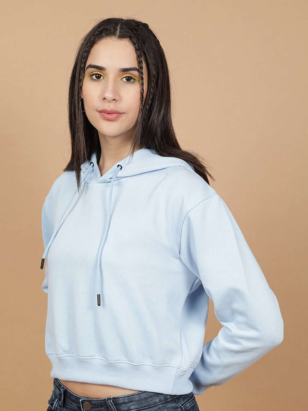 Freehand By The Indian Garage Co Women's Solid Regular Fit Sweatshirt - view 5