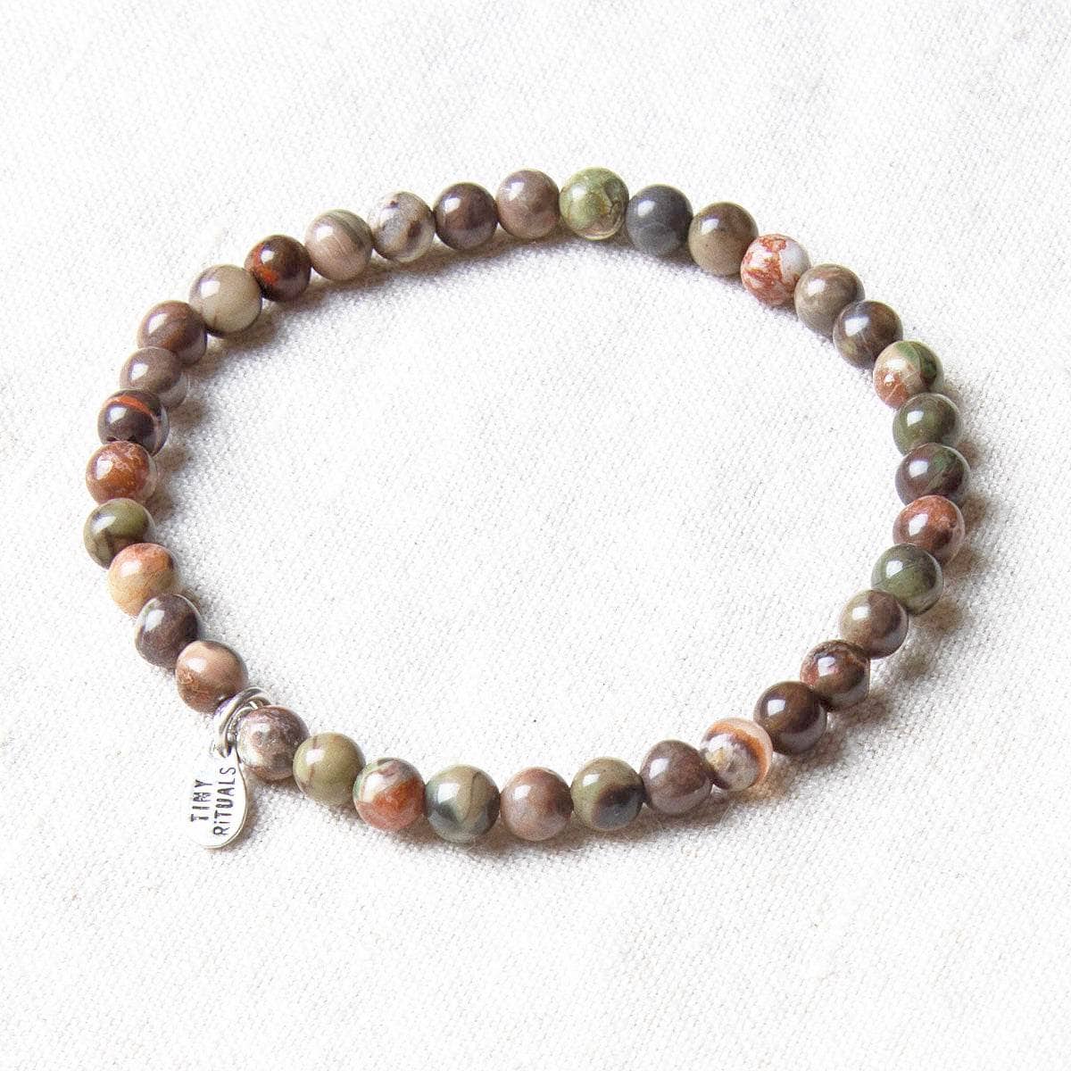 Tiny Rituals Natural Ocean Jasper Energy Bracelet