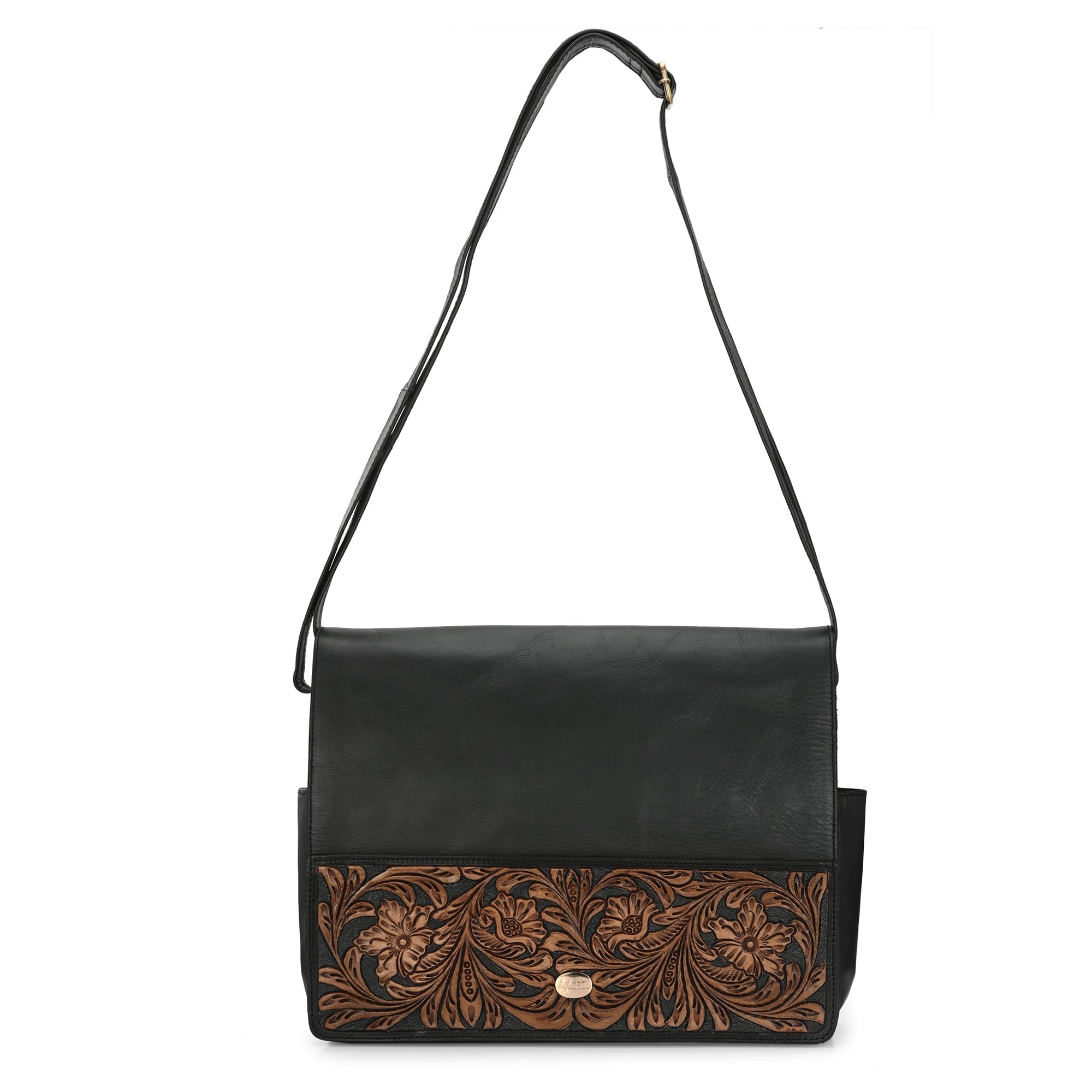 Hand-Carved Bags by Lafattio – Black - view 3