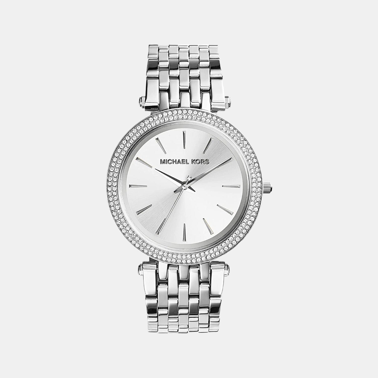 Michael Kors Darci Women Quartz Silver Dial Analog Stainless Steel Watch MK3190