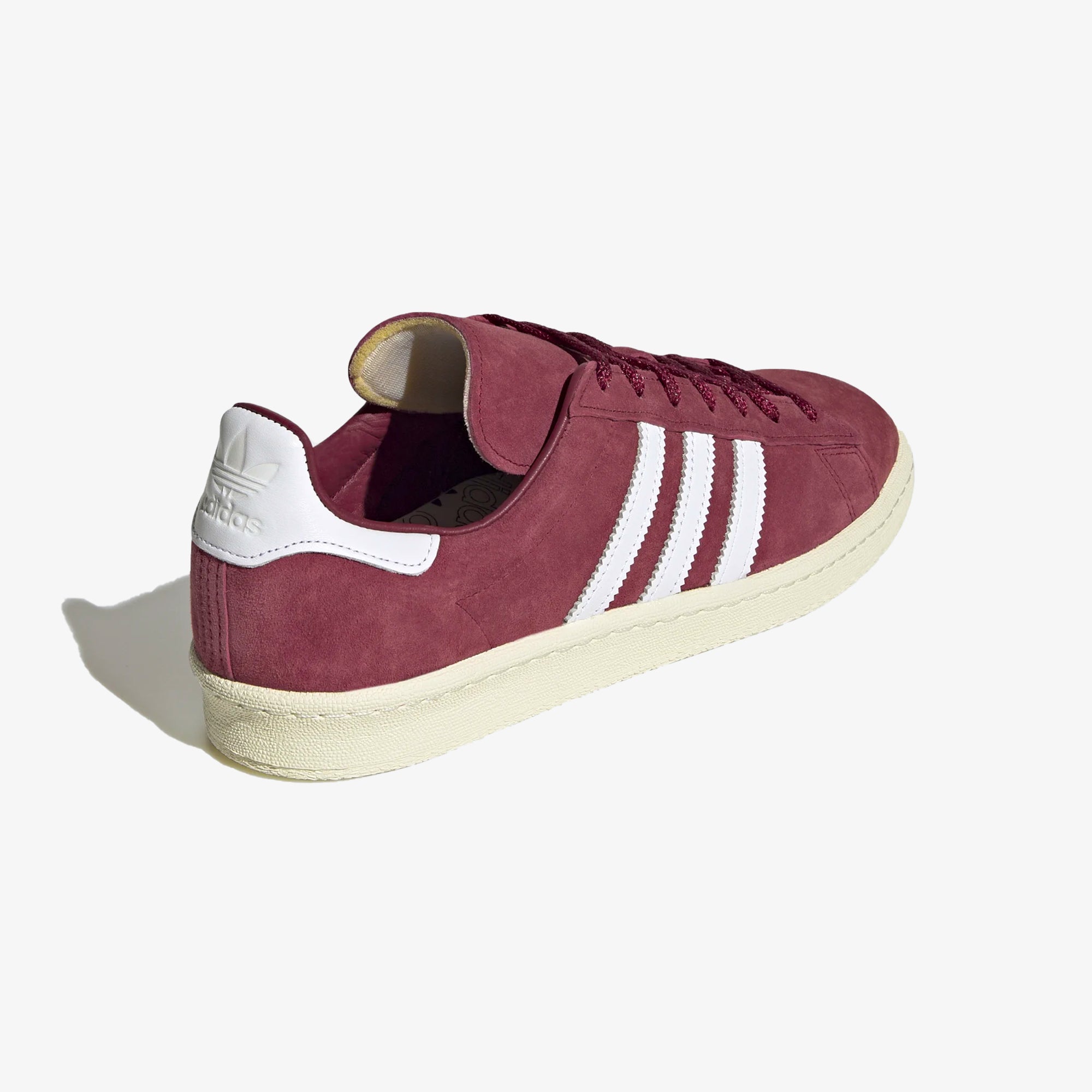 Adidas Originals | CAMPUS 80S { BURGUNDY/WHITE - view 2