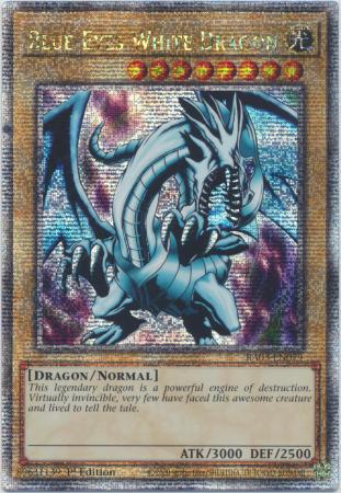Yu-Gi-Oh! Blue-Eyes White Dragon - RA03-EN079 - Quarter Century Secret Rare - 1st Edition