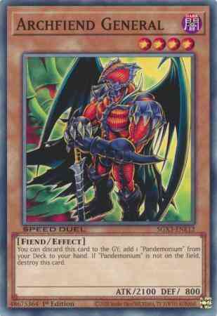 Yu-Gi-Oh! Archfiend General - SGX3-ENE12 - Common - 1st Edition