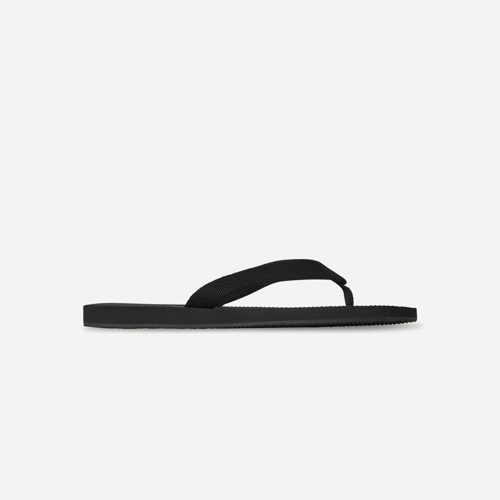 THE ROW Dune Classic Sandal Rubber Black