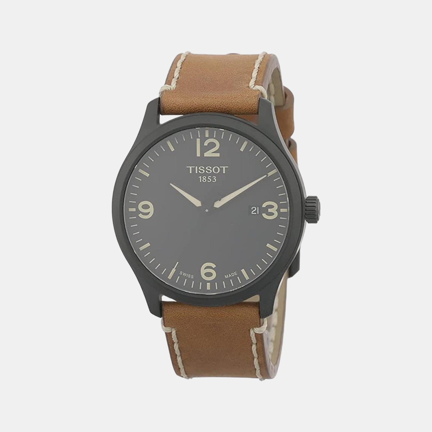Tissot Gent Xl Men Analog Leather Watch T1164103605700