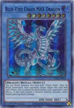 Yu-Gi-Oh! Blue-Eyes Chaos MAX Dragon (Blue) - LDS2-EN016 - Ultra Rare - 1st Edition