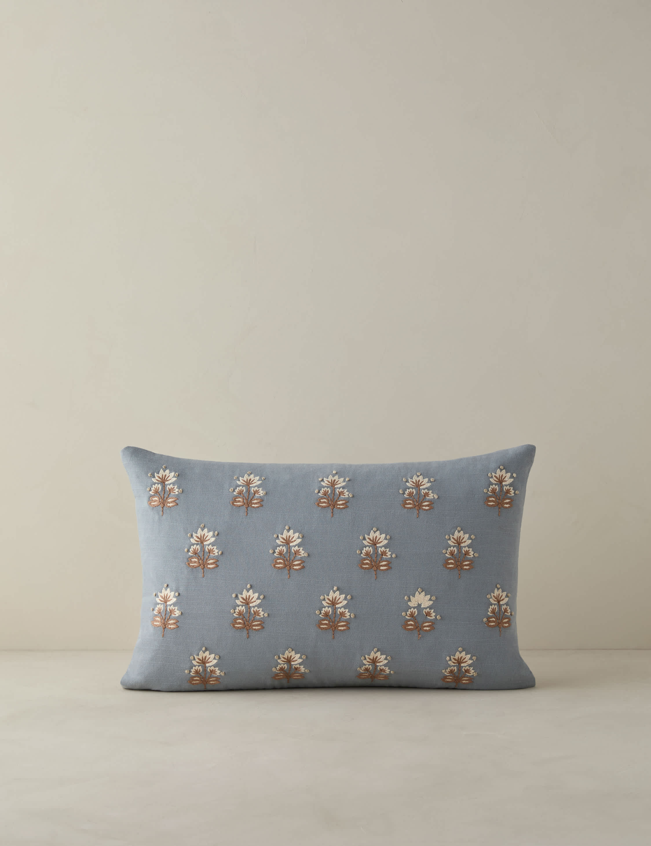 Lulu and Georgia Brive Embroidered Pillow - view 4