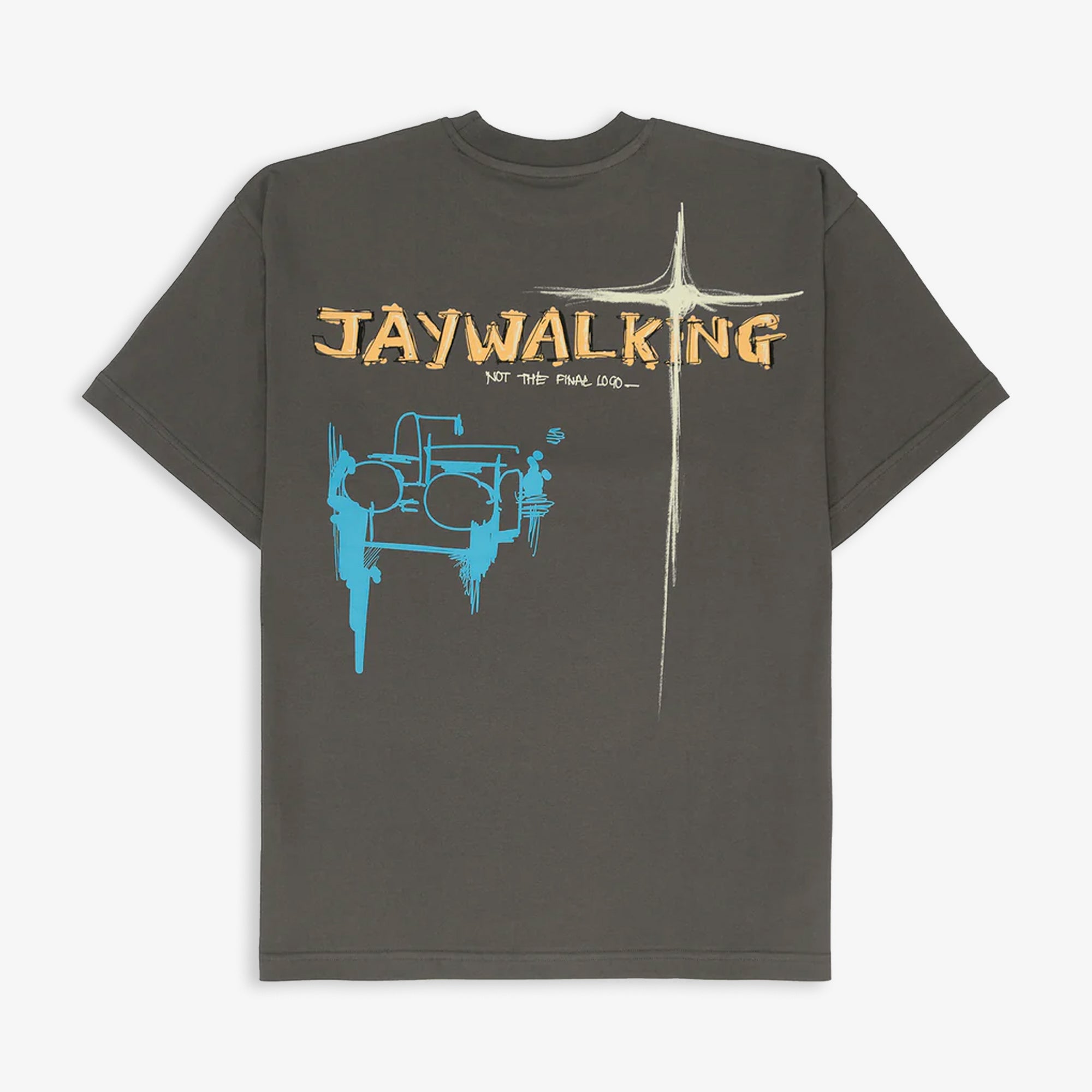 Jaywalking | Fashion School 2.0 T-shirt { Grey - view 2