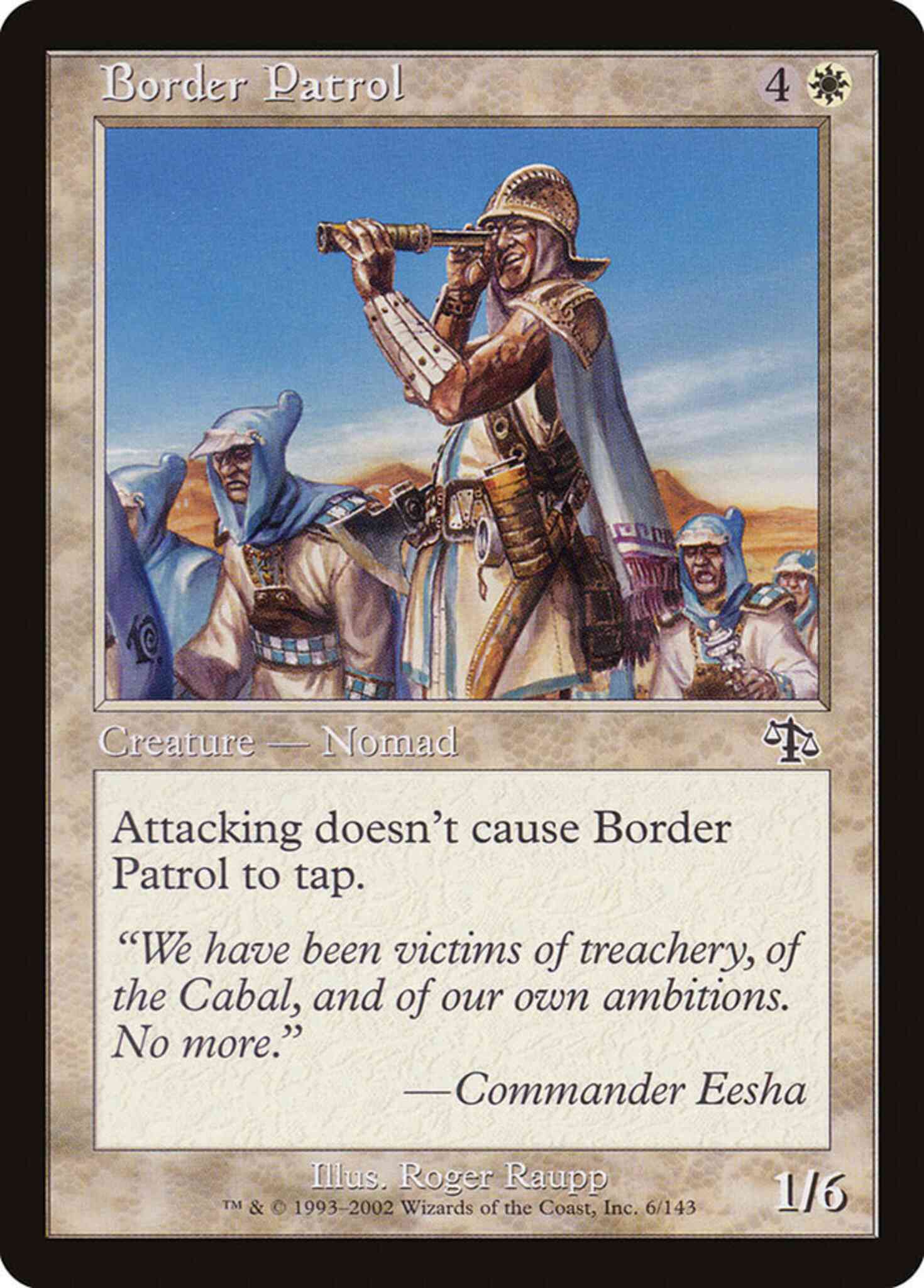 Border patrol 6 – Magic Border Patrol [6] [Judgment] [Non-Foil]