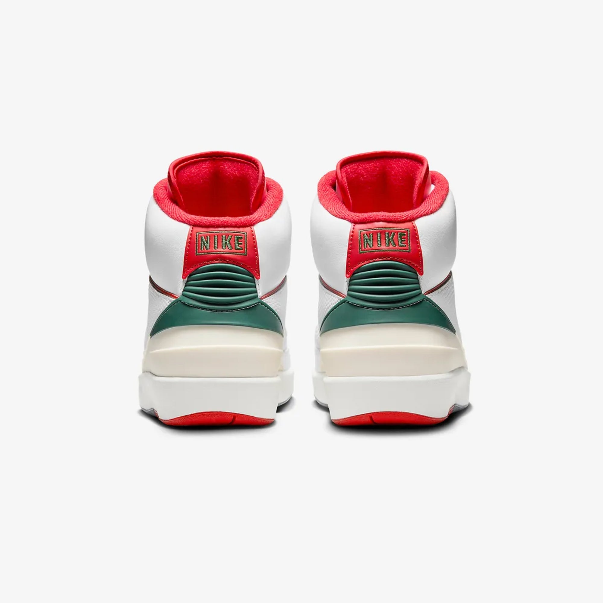 Jordan | AIR JORDAN 2 "ORIGINS" { WHITE/FIRE RED-FIR-SAIL - view 2