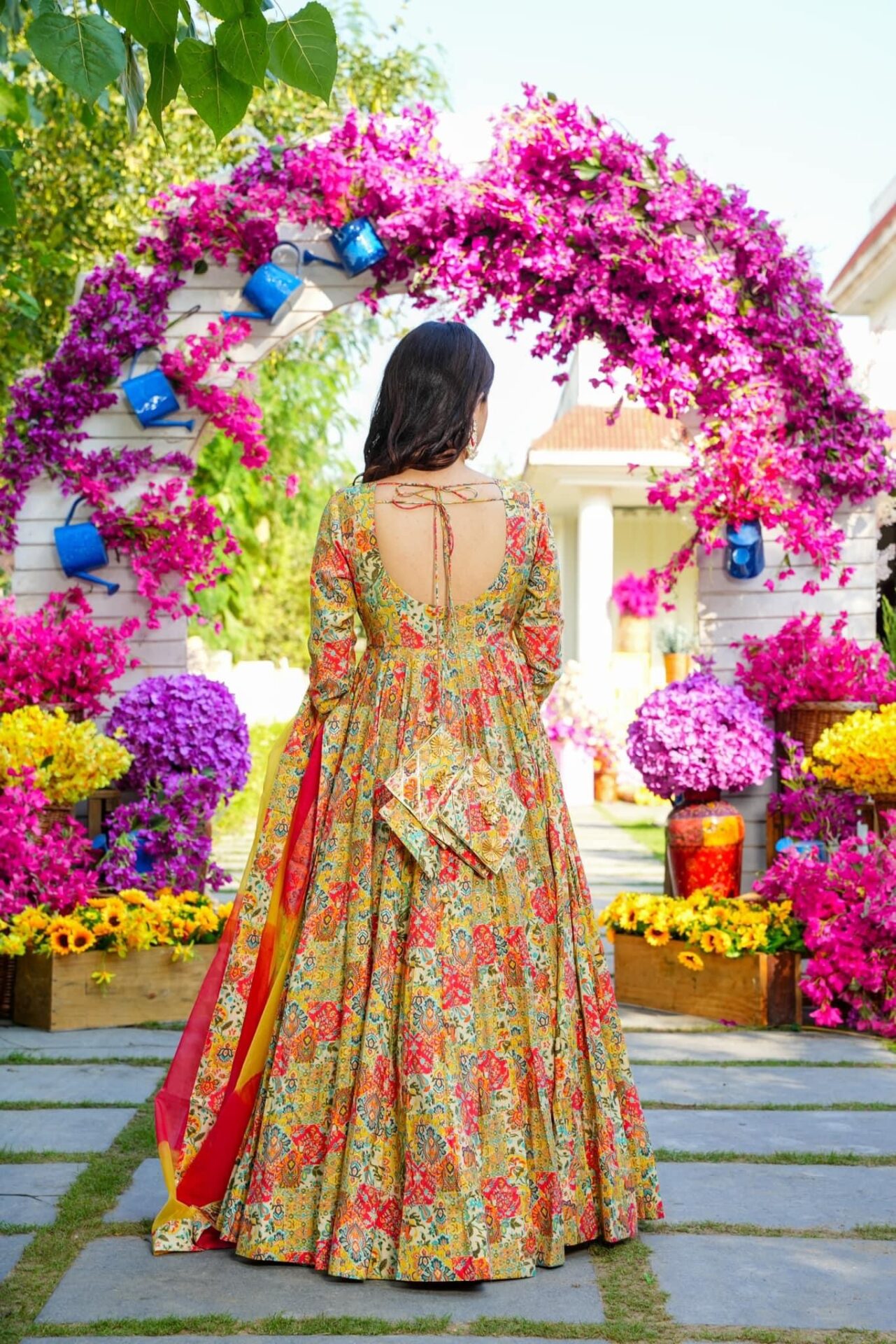 Idaho-o Vasudha muslin maxi set - view 5