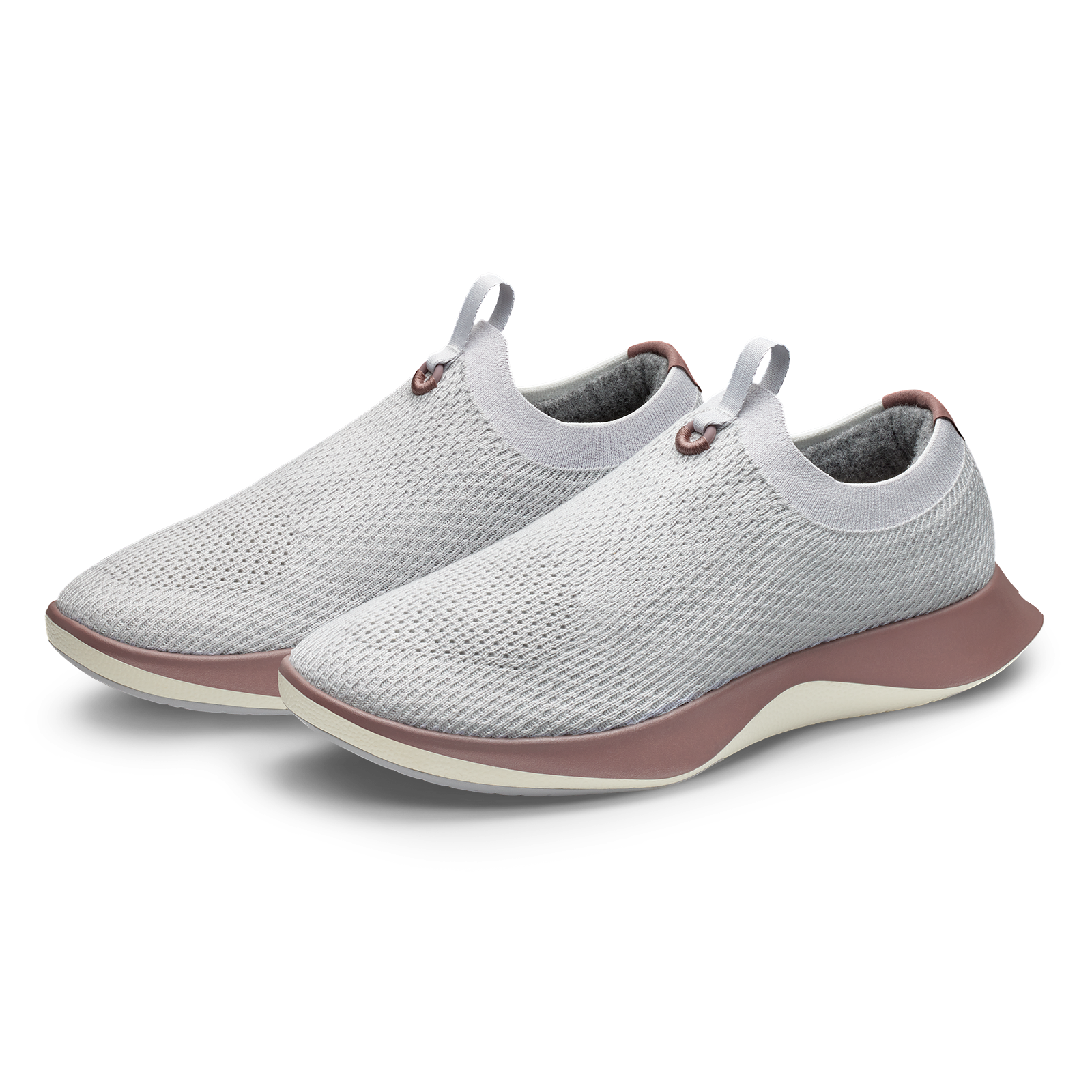 Allbirds Women's Tree Dasher Relay - Light Grey/Stormy Mauve (Natural White Sole) - view 7