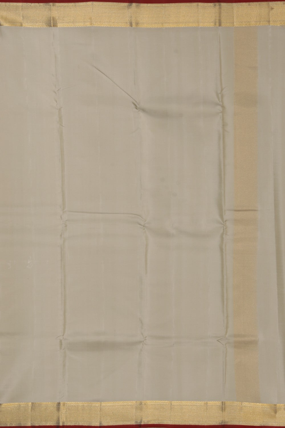 Kalanjali Kanchi Silk Off-White Dhoti With Kanduva (8 X 4) - view 2