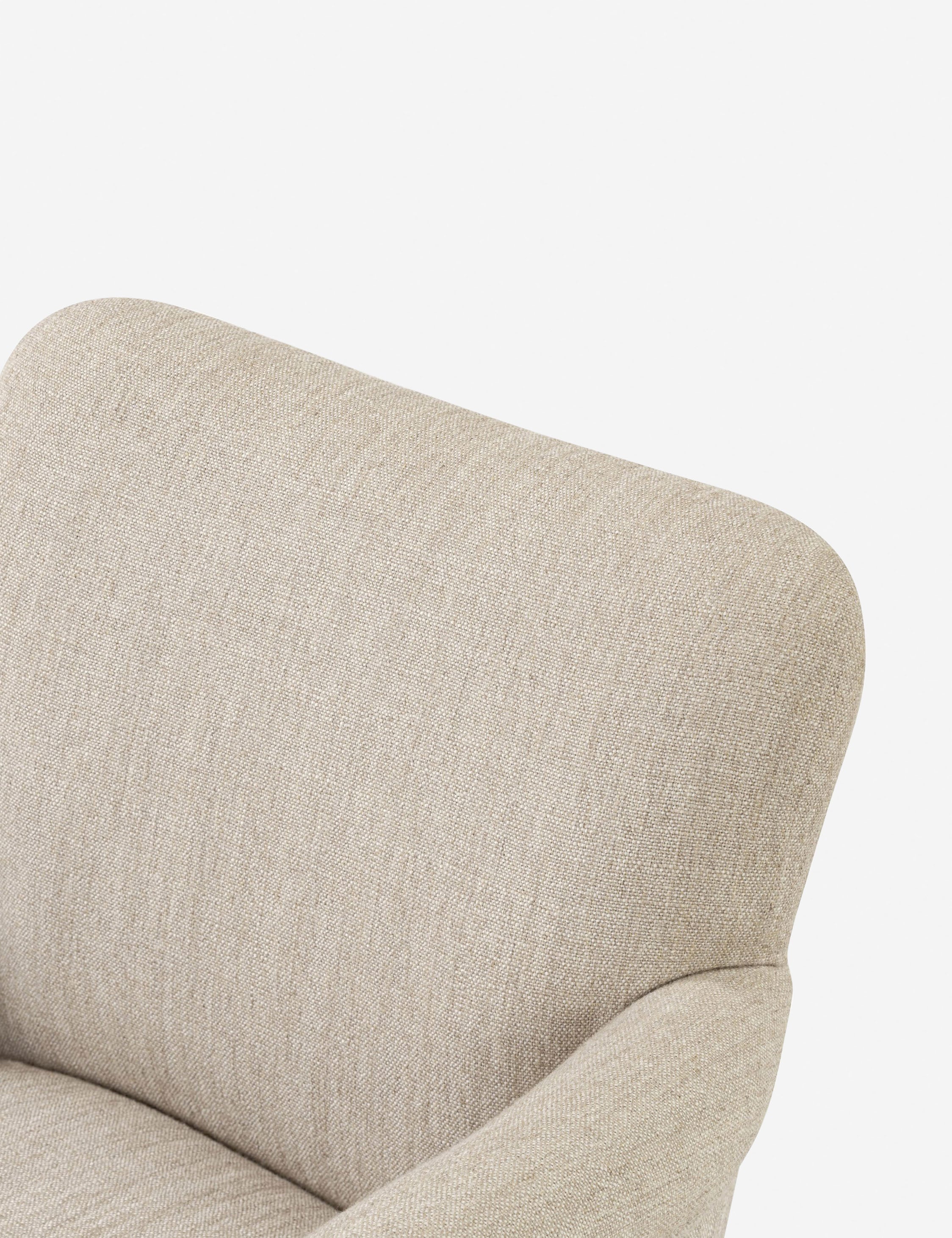 Lulu and Georgia Camellia Swivel Chair by Amber Lewis x Four Hands - view 12
