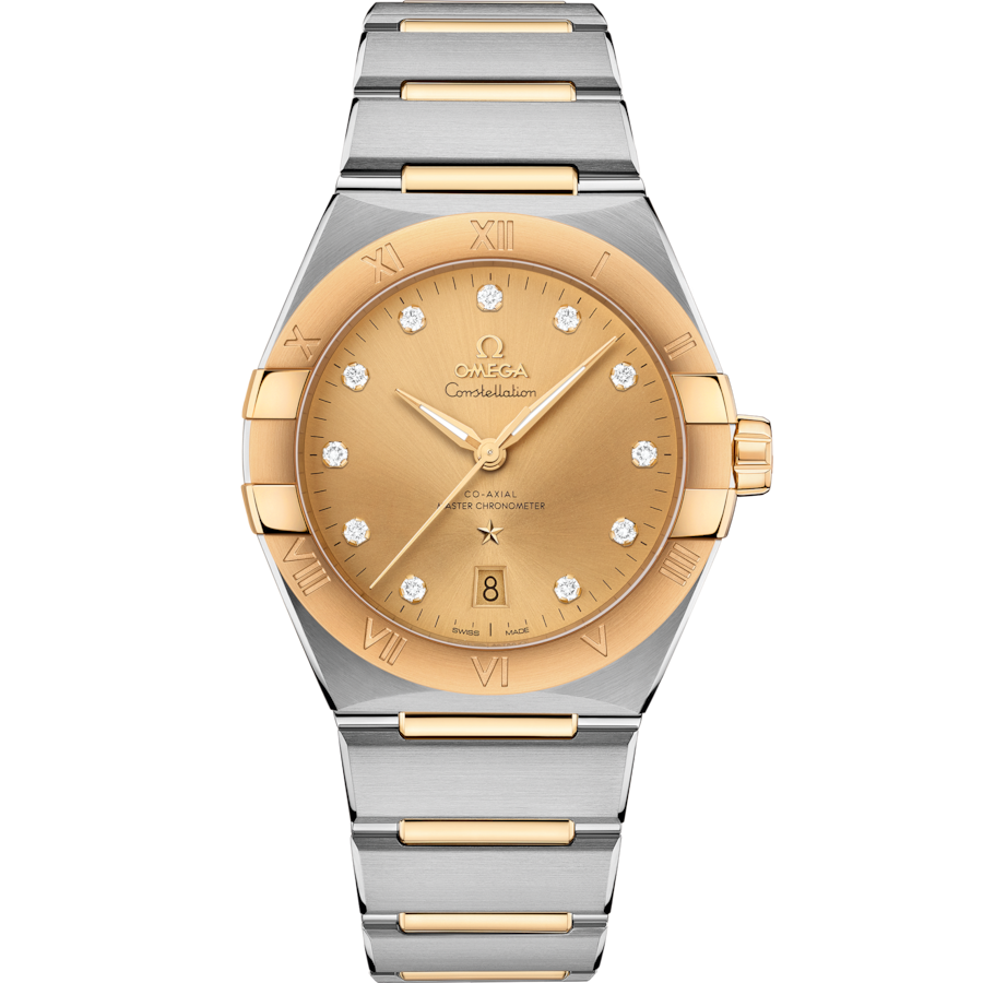 Constellation co axial – Omega Constellation Co‑Axial Master Yellow Dial Women 39MM