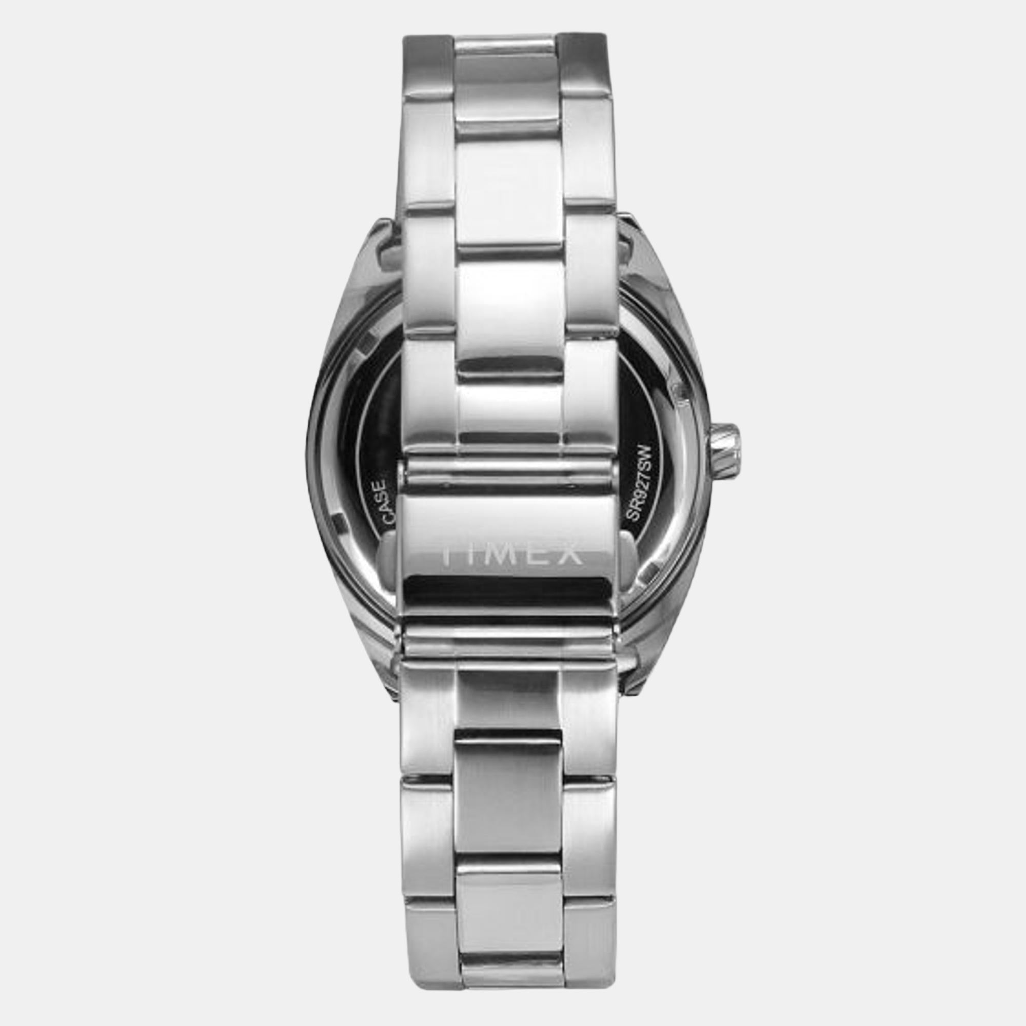 Timex E Class Men Quartz Green Dial Chronograph Stainless Steel Watch TWEG22300 - view 3