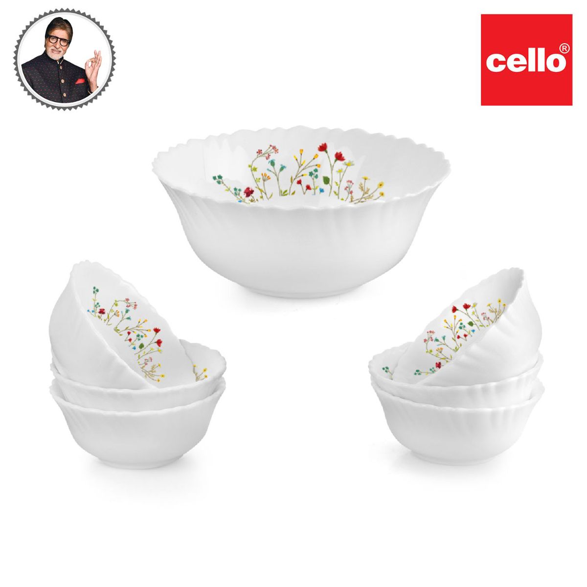 Cello Dazzle Series Pudding Gift Set, 7 Pieces - view 82